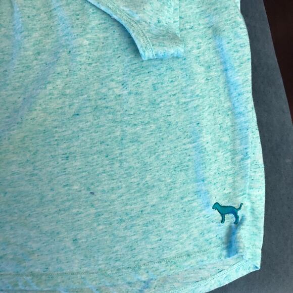 PINK Victoria's Secret Activewear Space Dye Blue Tank Top Size XS - Picture 4 of 7